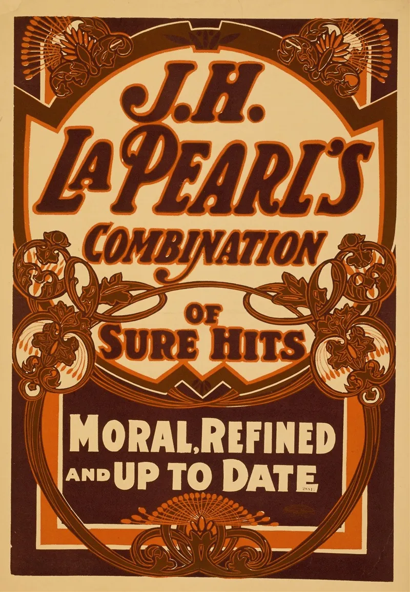 J H La Pearls Combination Of Sure Hits Moral Refined And Up To Date Wall Art by U.S. Printing Co. - High-Resolution Digital Print