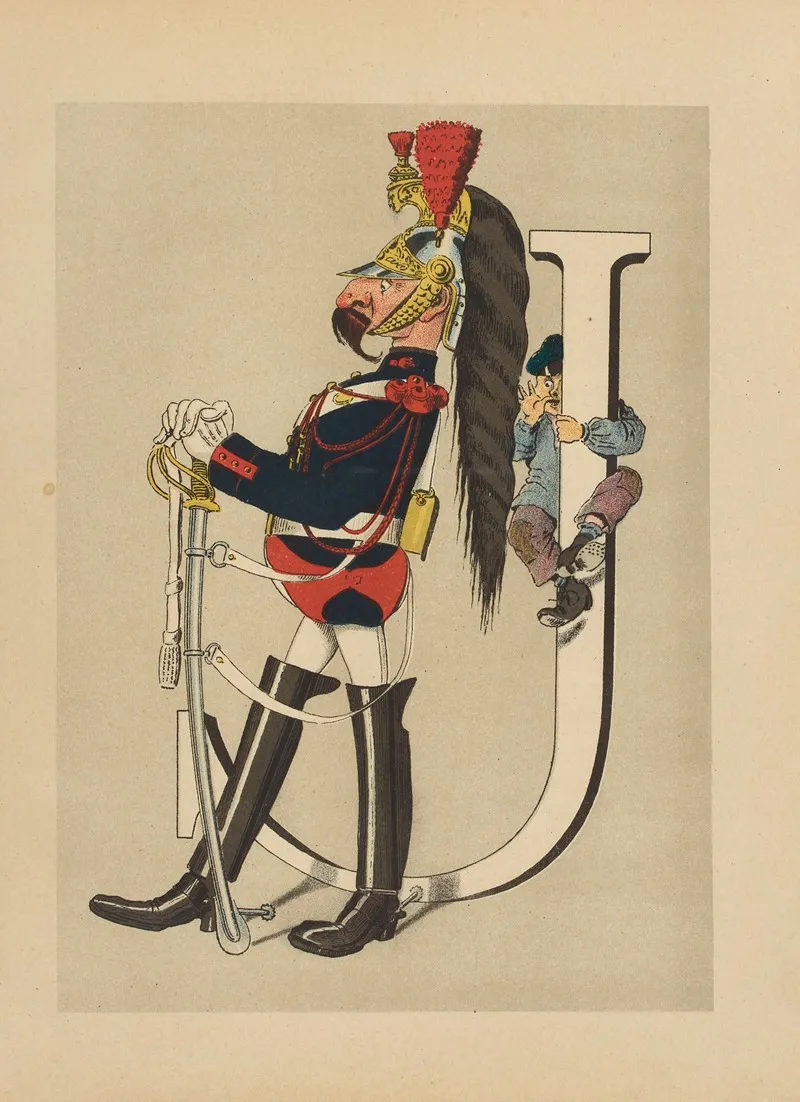 J Justice Et Ordre Garde Republicaine Wall Art by Henri de Sta - High-Resolution Digital Print