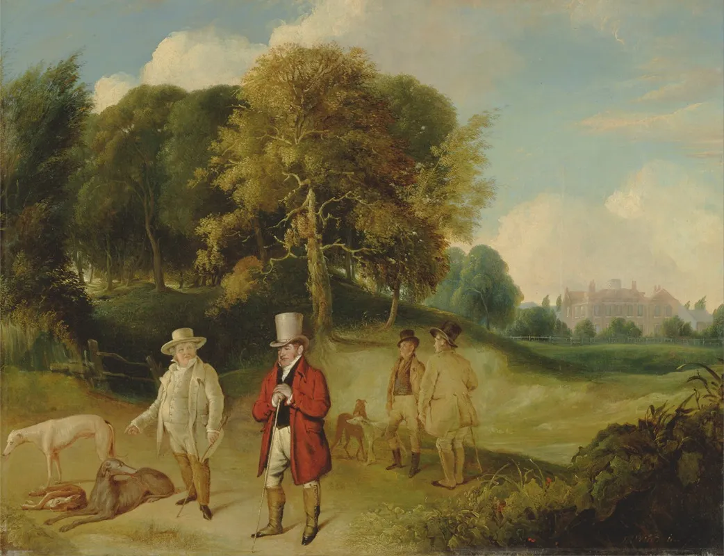 J M W Turner And Walter Fawkes At Farnley Hall