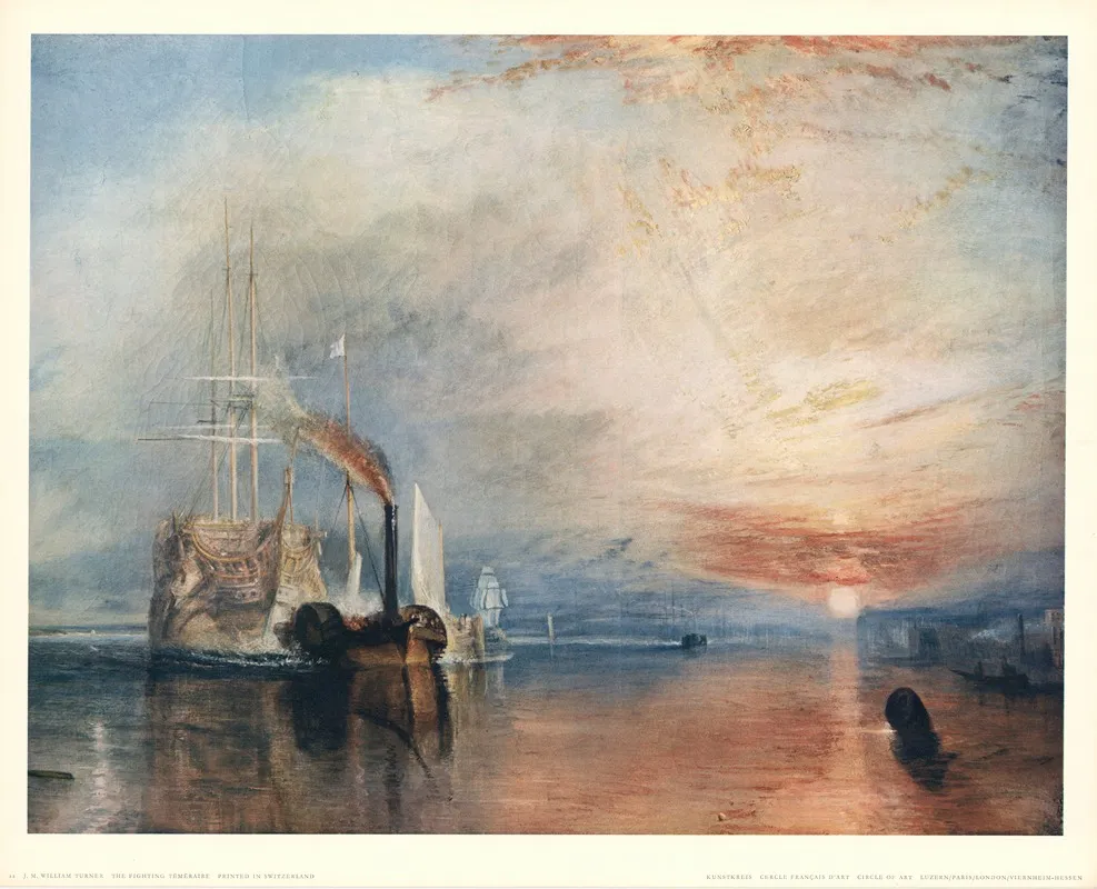 J M William Turner The Fighting Temeraire