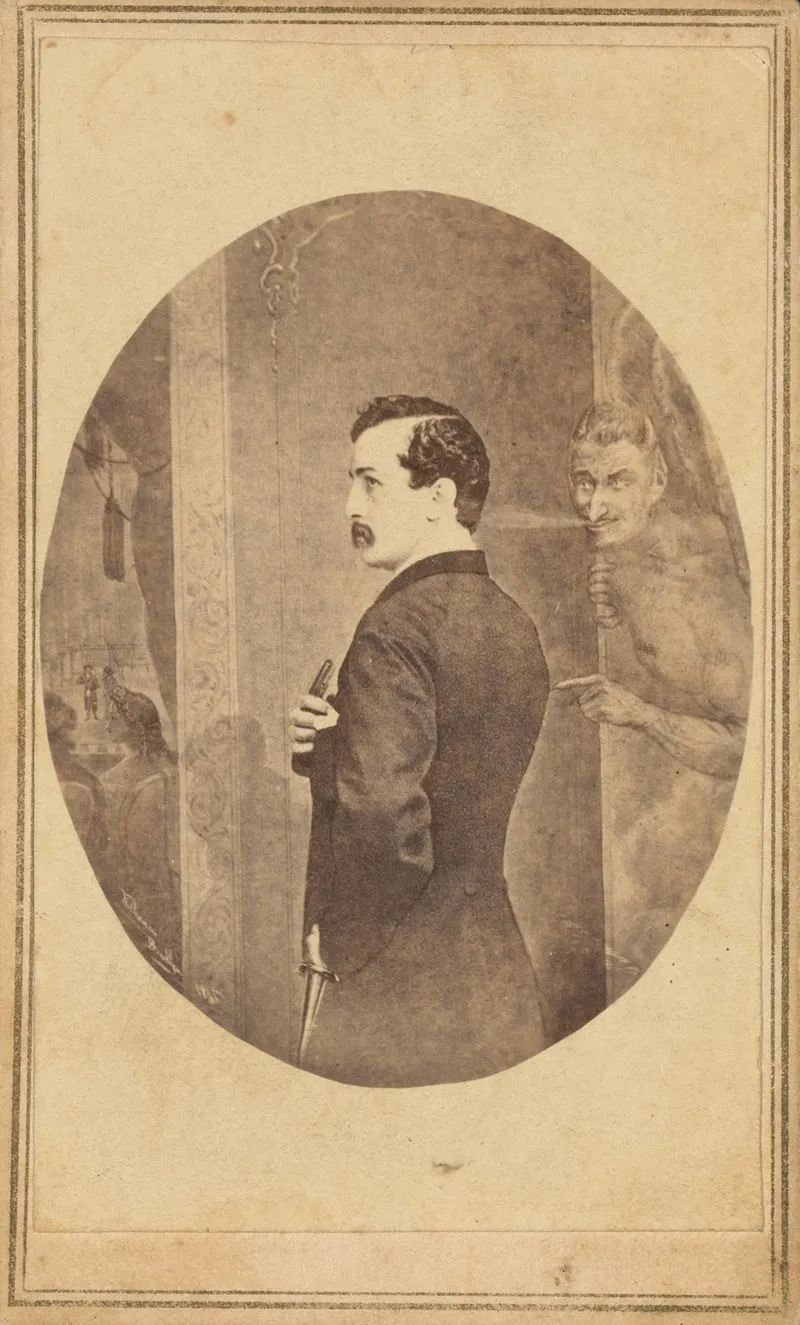 J Wilkes Booth The Assassin Wall Art by Charles DeForest Fredricks - High-Resolution Digital Print
