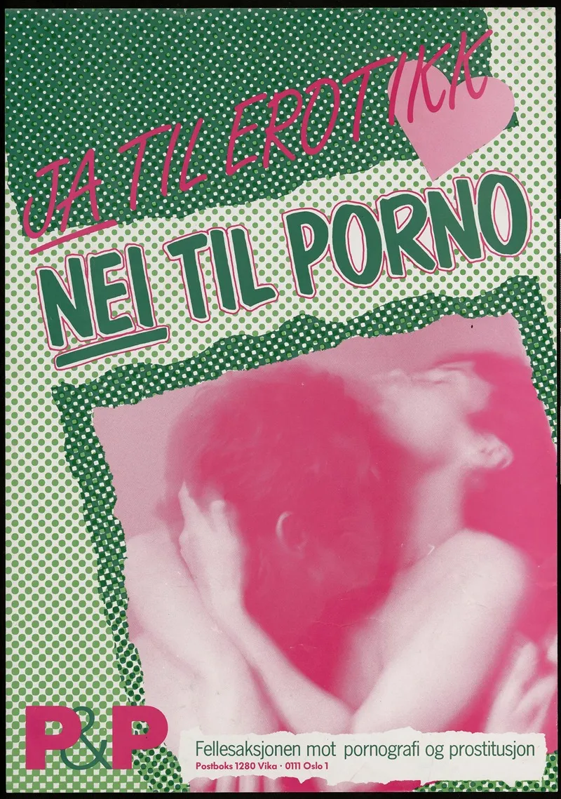 Ja Til Erotikk Nei Til Porno Wall Art by Kvinnefronten (The Women's Front) - High-Resolution Digital Print