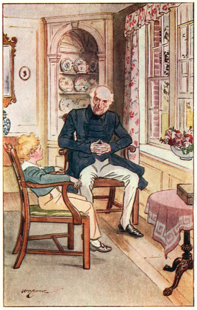 Jackanapes Leaned Back In His One Of The Two Chippendale Arm·chairs Wall Art by Henry Matthew Brock - High-Resolution Digital Print
