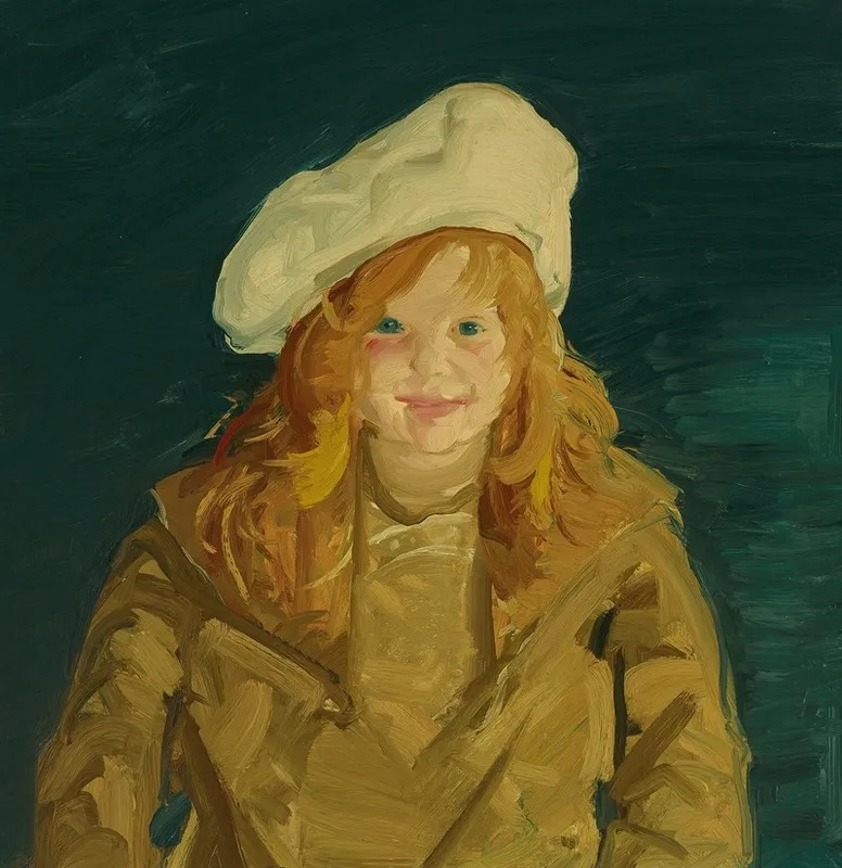 Jackie Jacqueline Hudson Wall Art by George Wesley Bellows - High-Resolution Digital Print