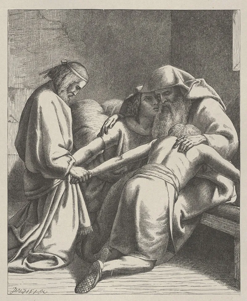 Jacob Blessing Ephraim And Manasseh