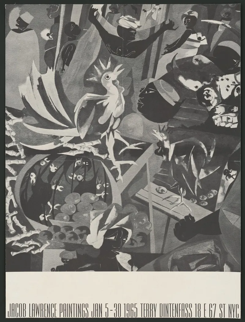 Jacob Lawrence Paintings Jan 5 30 Wall Art by Jacob Lawrence - High-Resolution Digital Print