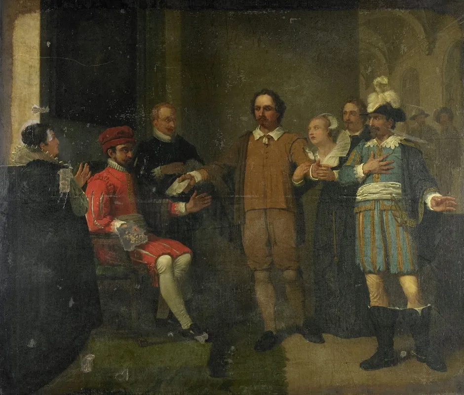 Jacob Simonsz De Rijk Getting The Spanish Governor General Requesens To Release Marnix Van Sint Aldegonde 1575