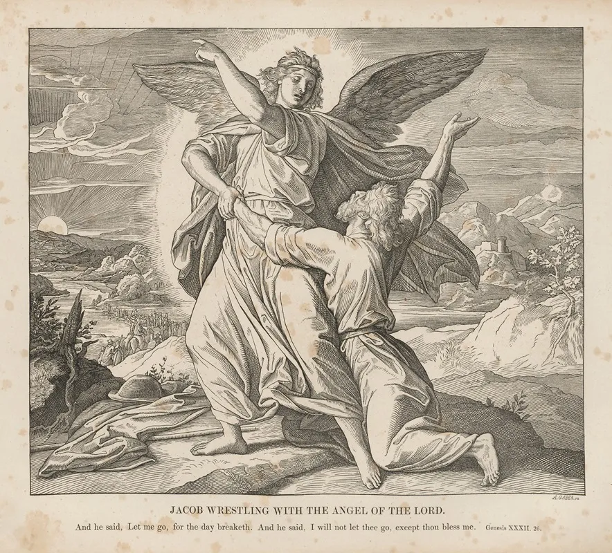 Jacob Wrestling With The Angel 7