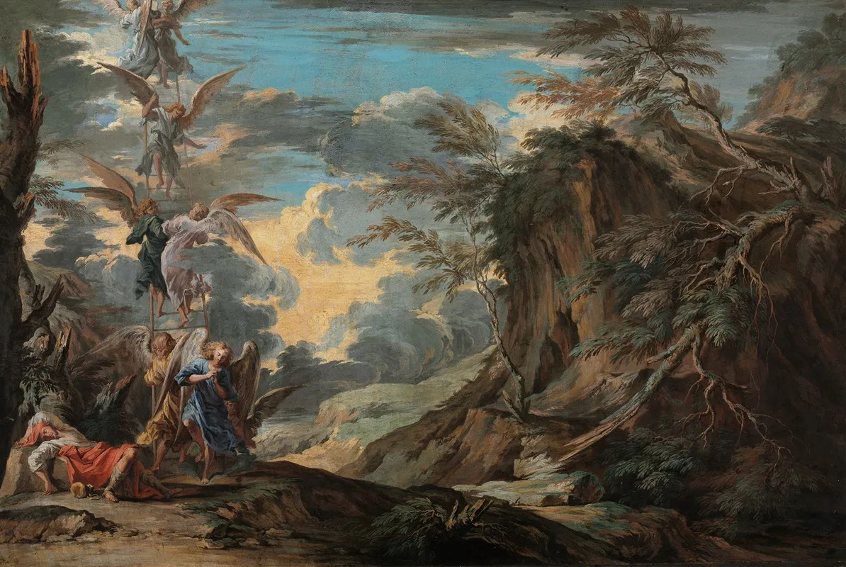 Jacobs Dream 2 Wall Art by Joseph Goupy - High-Resolution Digital Print
