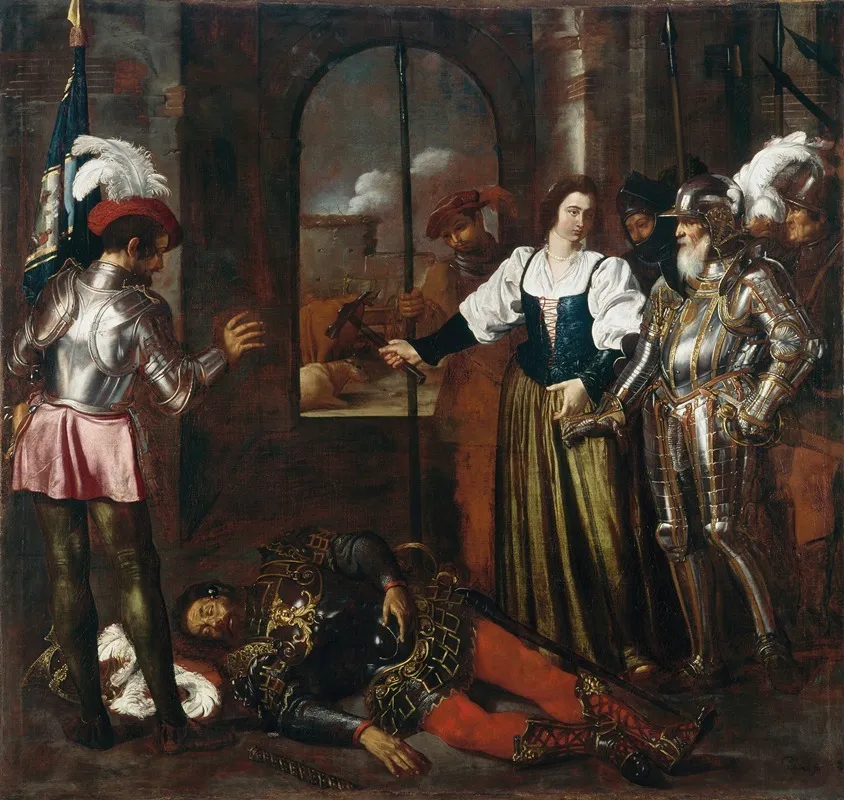 Jael And Sisera 5 Wall Art by Pedro Núñez del Valle - High-Resolution Digital Print