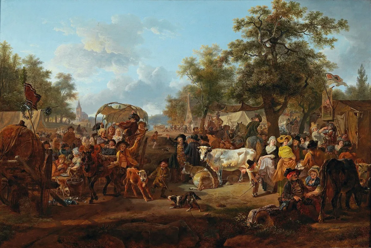 Jahrmarkt Im Dorf