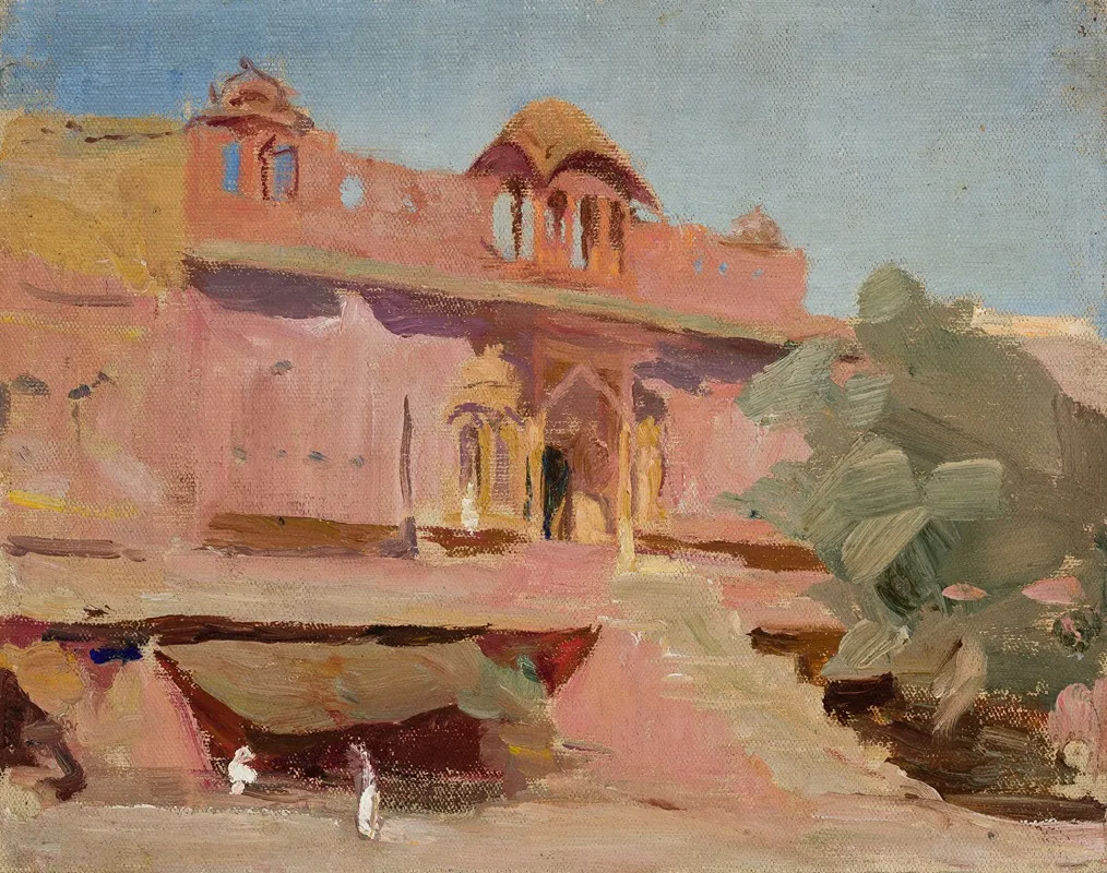 Jaipur Buildings From The Journey To India