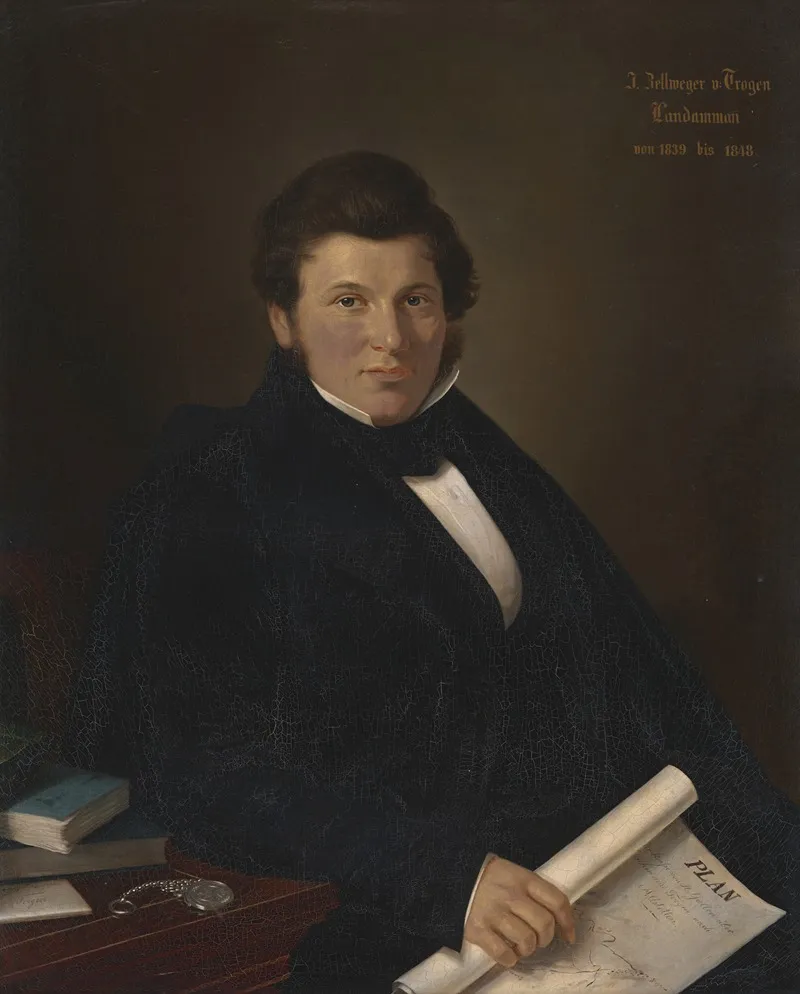 Jakob Zellweger Wall Art by Leonhard Tanner - High-Resolution Digital Print