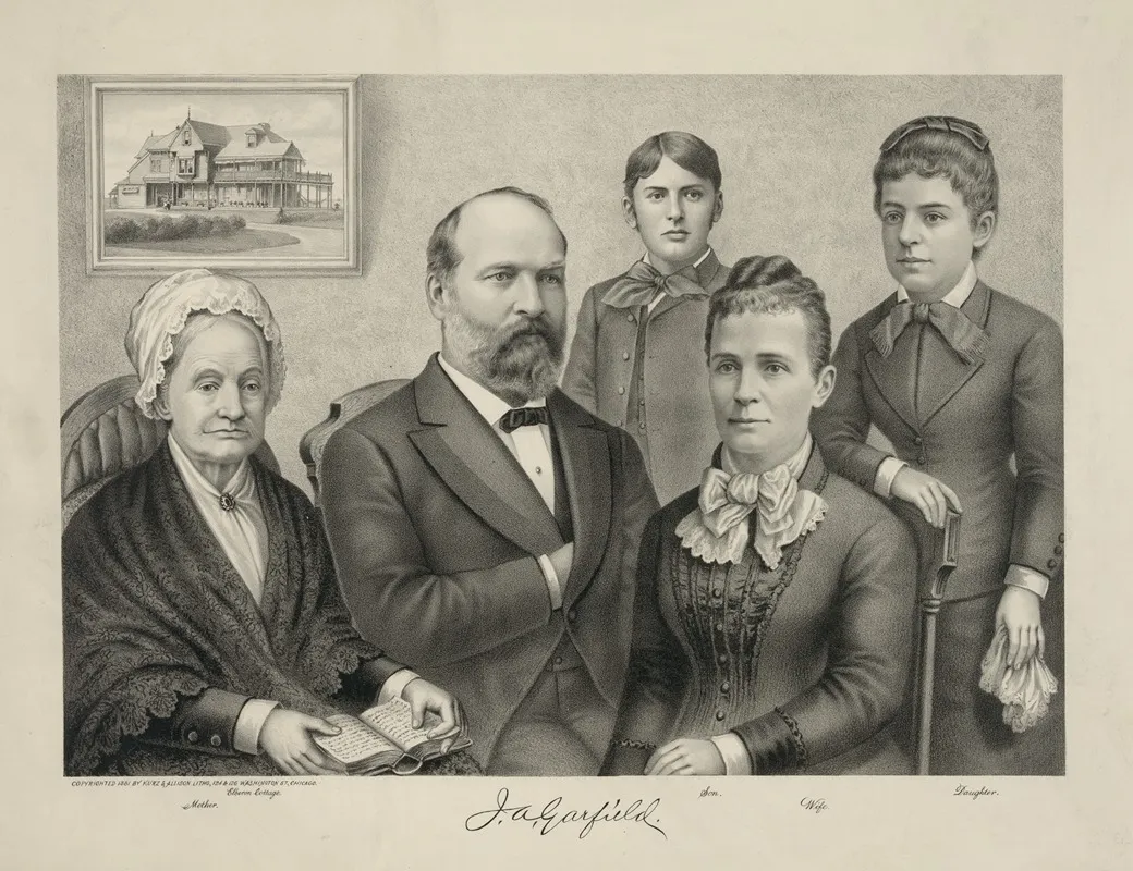 James Abram Garfield Wall Art by Kurz &amp; Allison - High-Resolution Digital Print