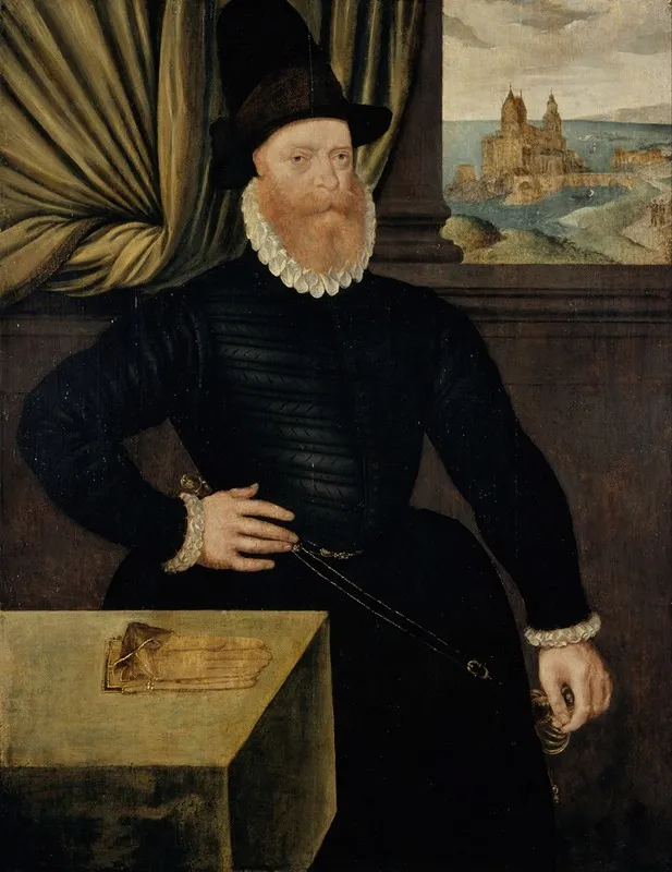 James Douglas 4th Earl Of Morton About 1516 1581 Regent Of Scotland Wall Art by Arnold Bronckorst - High-Resolution Digital Print