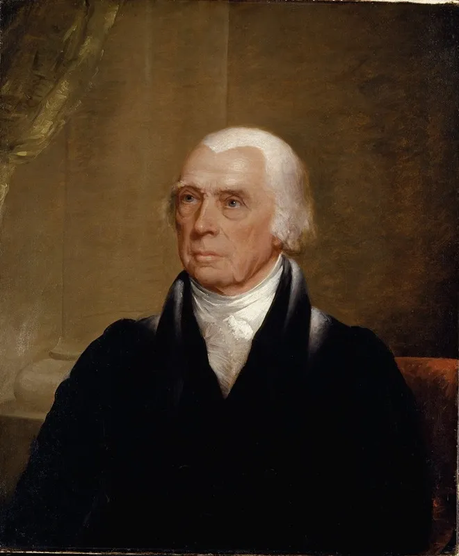 James Madison 2 Wall Art by Chester Harding - High-Resolution Digital Print