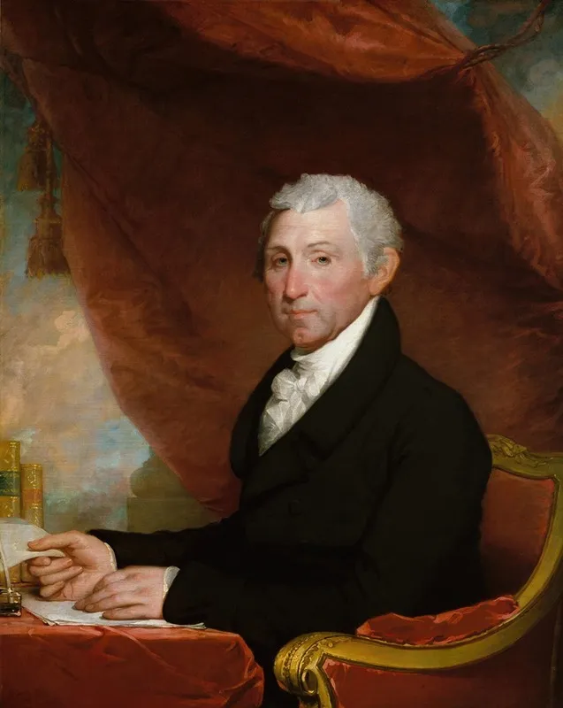 James Monroe 4 Wall Art by Gilbert Stuart - High-Resolution Digital Print