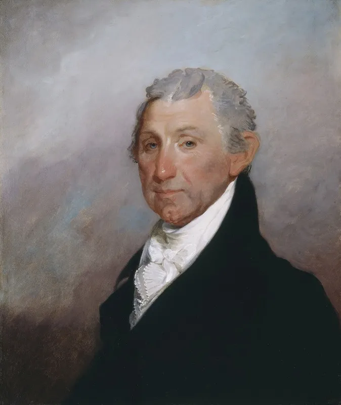 James Monroe Wall Art by Gilbert Stuart - High-Resolution Digital Print
