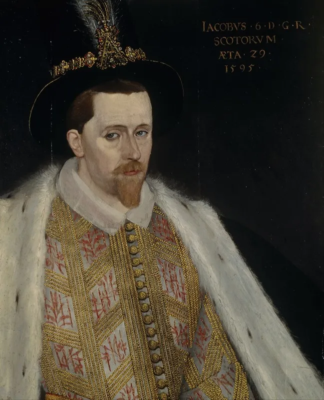 James Vi And I 1566 1625 King Of Scotland 1567_1625 King Of England And Ireland 1603 1625 Wall Art by Adrian Vanson - High-Resolution Digital Print
