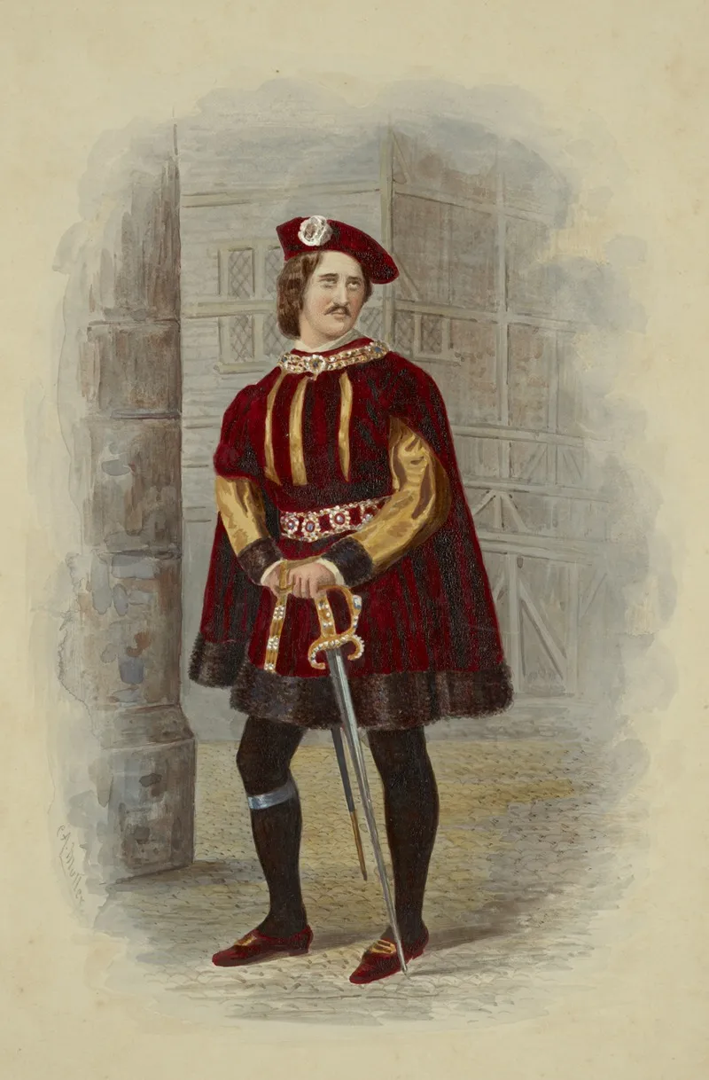 James William Wallack As Richard Iii Wall Art by Conrad A. Müller - High-Resolution Digital Print