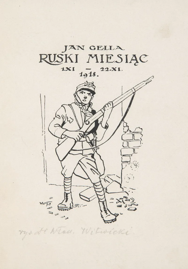 Jan Gella Ruski Miesiac Wall Art by Władysław Witwicki - High-Resolution Digital Print