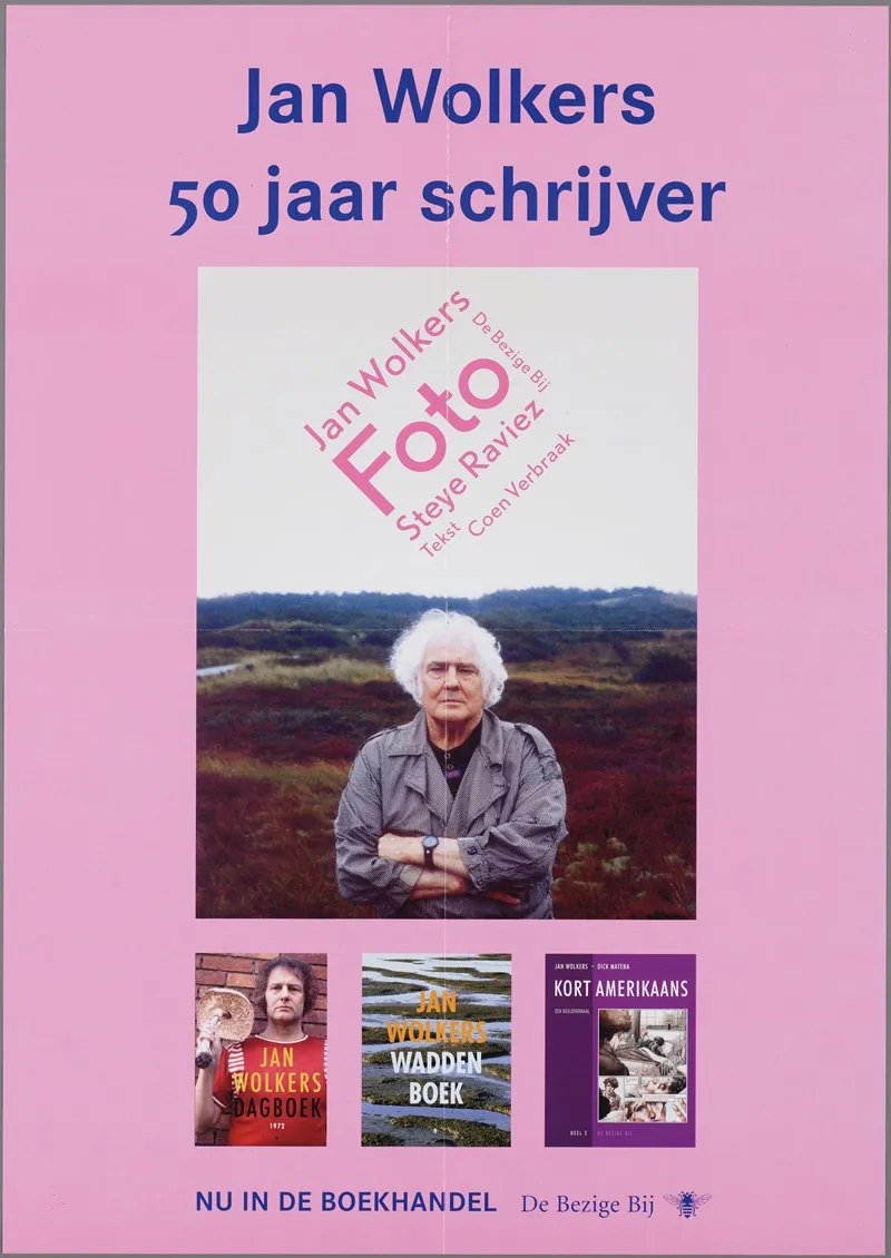 Jan Wolkers 50 Jaar Schrijver Wall Art by De Bezige Bij - High-Resolution Digital Print