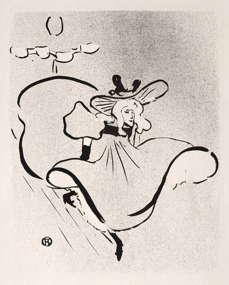 Jane Avril 2 Wall Art by Henri de Toulouse-Lautrec - High-Resolution Digital Print