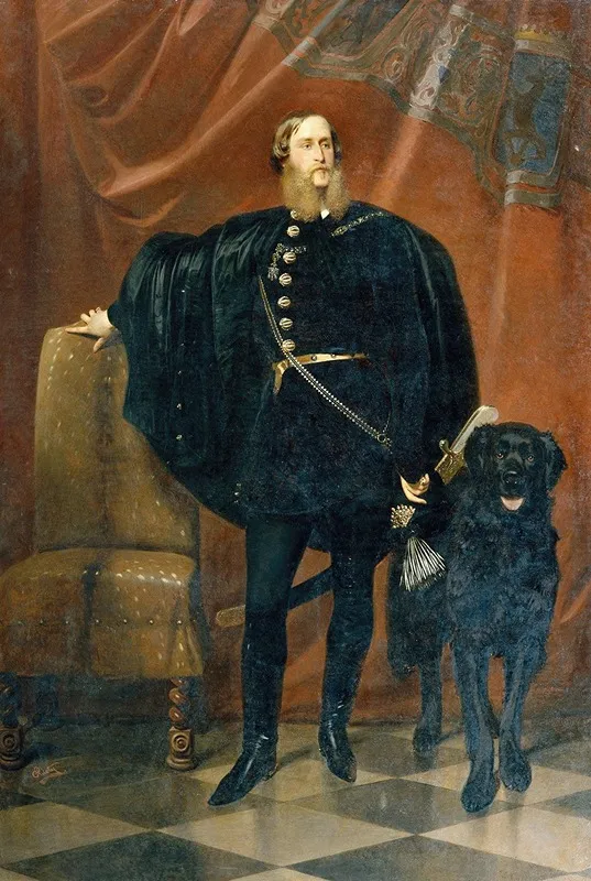 Janos Graf Palffy Ab Erdod 1829 1908 Wall Art by Karl Theodor von Piloty - High-Resolution Digital Print