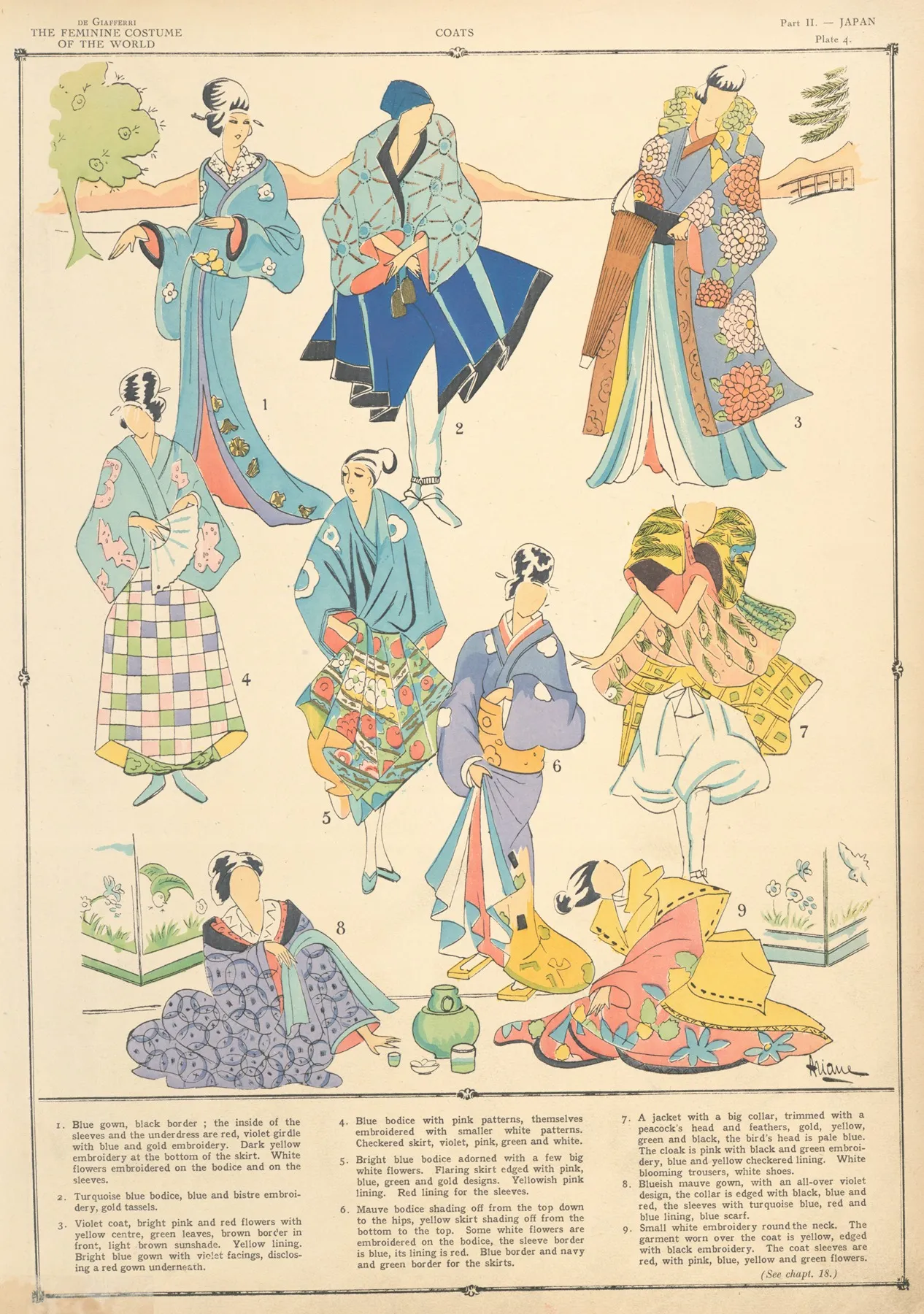 Japan Coats Wall Art by Paul Louis de Giafferri - High-Resolution Digital Print