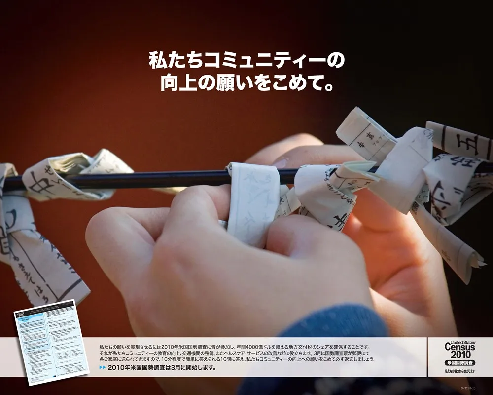 Japanese Awareness Poster by Bureau of the Census - High-Resolution Digital Print