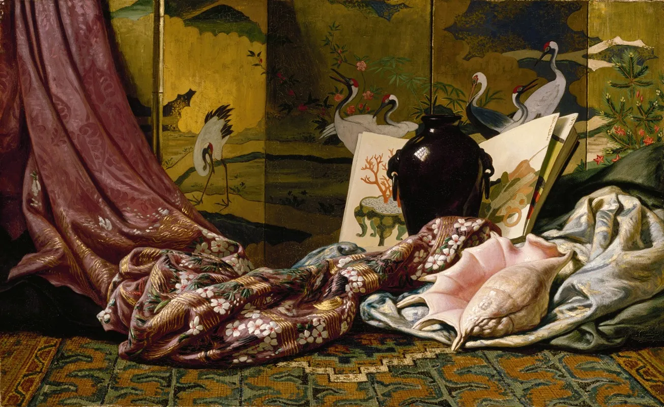 Japanese Still Life Wall Art by Elihu Vedder - High-Resolution Digital Print