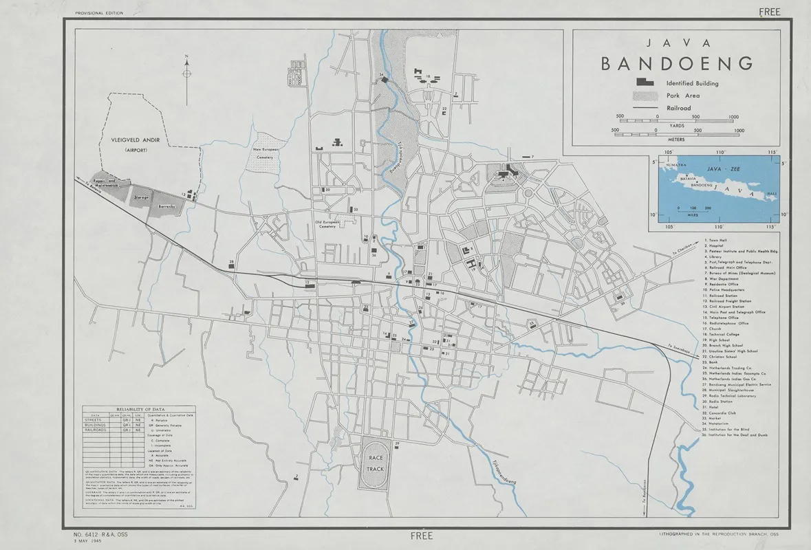 Java Bandoeng Wall Art by Office of Strategic Services - High-Resolution Digital Print