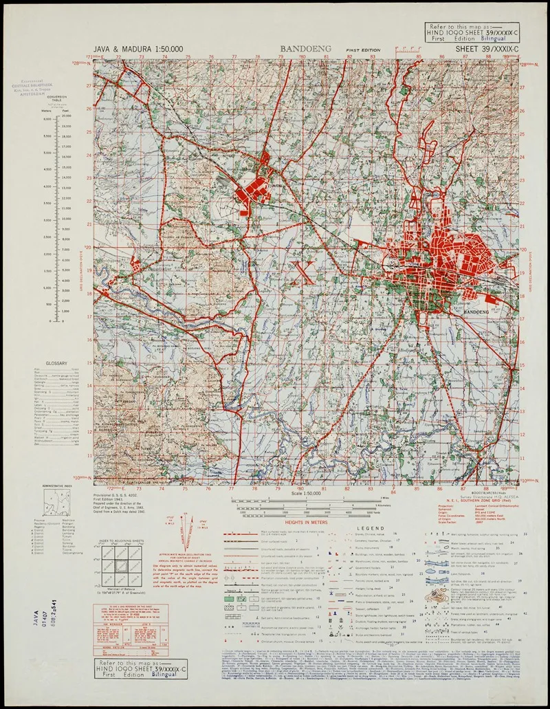 Java Madura Pl 012 Wall Art by U.S. Defence Mapping Agency - High-Resolution Digital Print