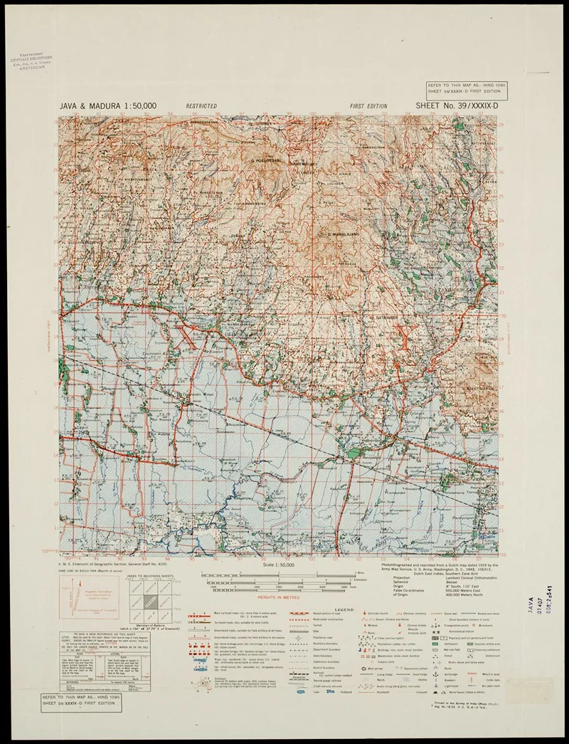 Java Madura Pl 013 Wall Art by U.S. Defence Mapping Agency - High-Resolution Digital Print