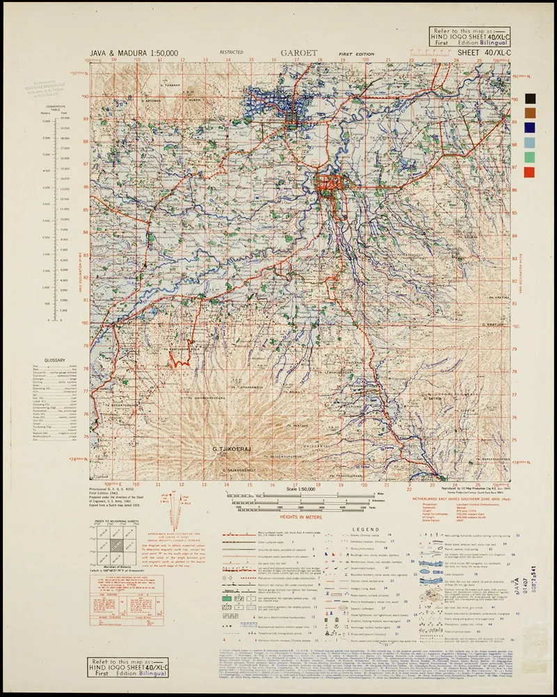 Java Madura Pl 036 Wall Art by U.S. Defence Mapping Agency - High-Resolution Digital Print
