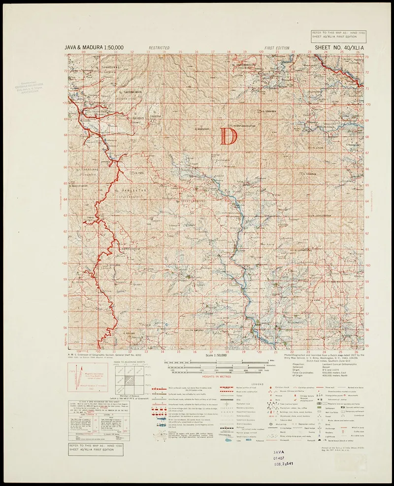 Java Madura Pl 038 Wall Art by U.S. Defence Mapping Agency - High-Resolution Digital Print