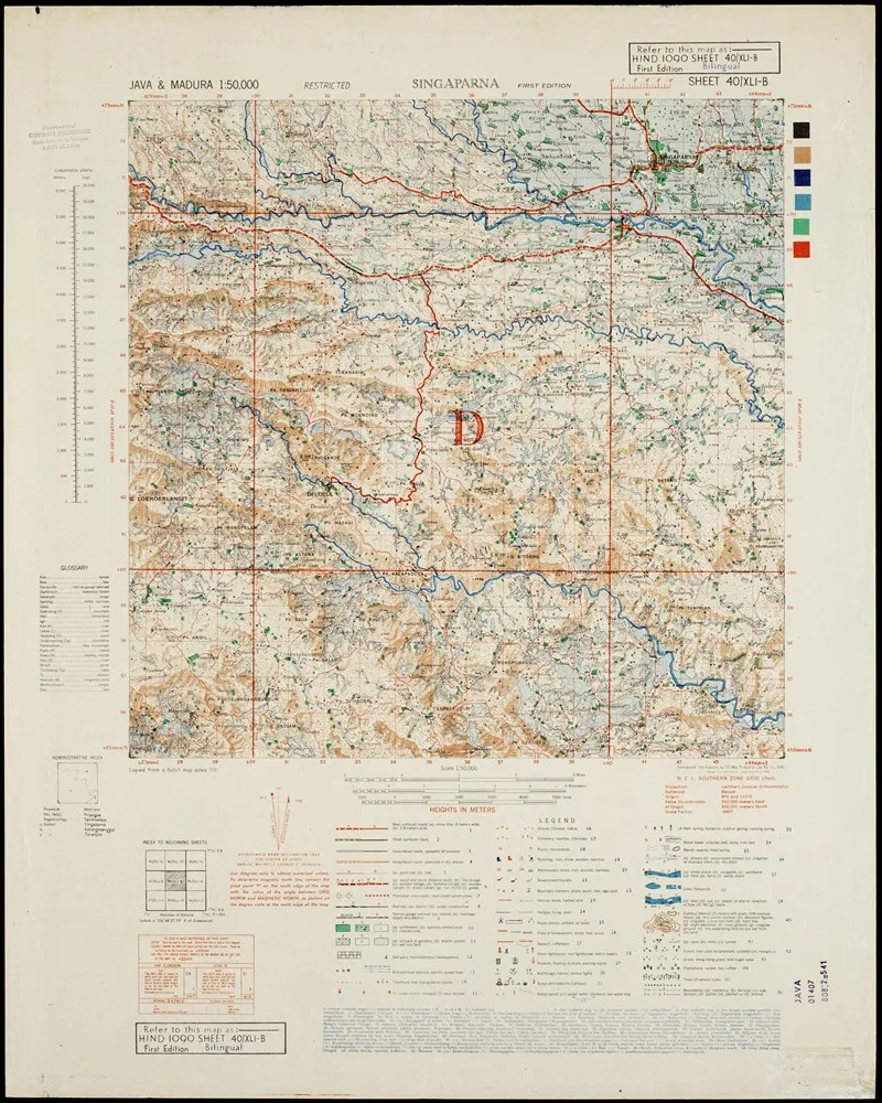 Java Madura Pl 039 Wall Art by U.S. Defence Mapping Agency - High-Resolution Digital Print