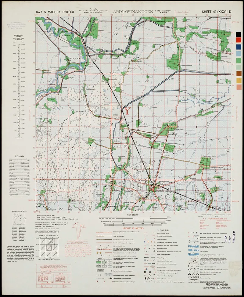 Java Madura Pl 047 Wall Art by U.S. Defence Mapping Agency - High-Resolution Digital Print