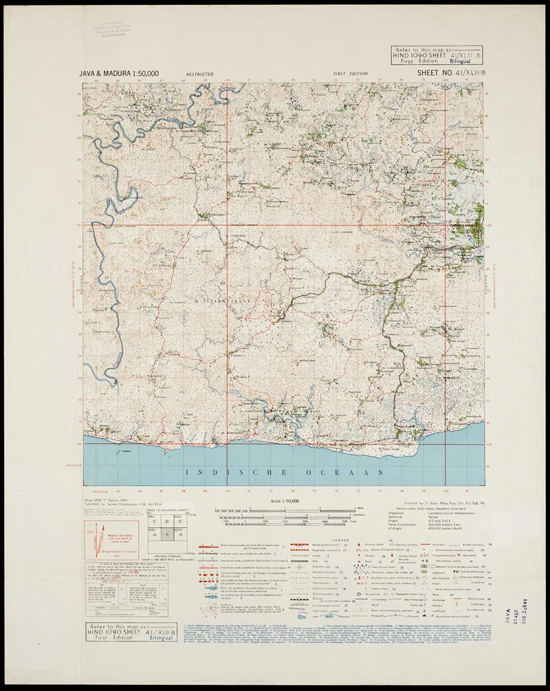 Java Madura Pl 062 Wall Art by U.S. Defence Mapping Agency - High-Resolution Digital Print