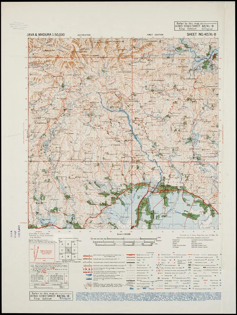 Java Madura Pl 072 Wall Art by U.S. Defence Mapping Agency - High-Resolution Digital Print