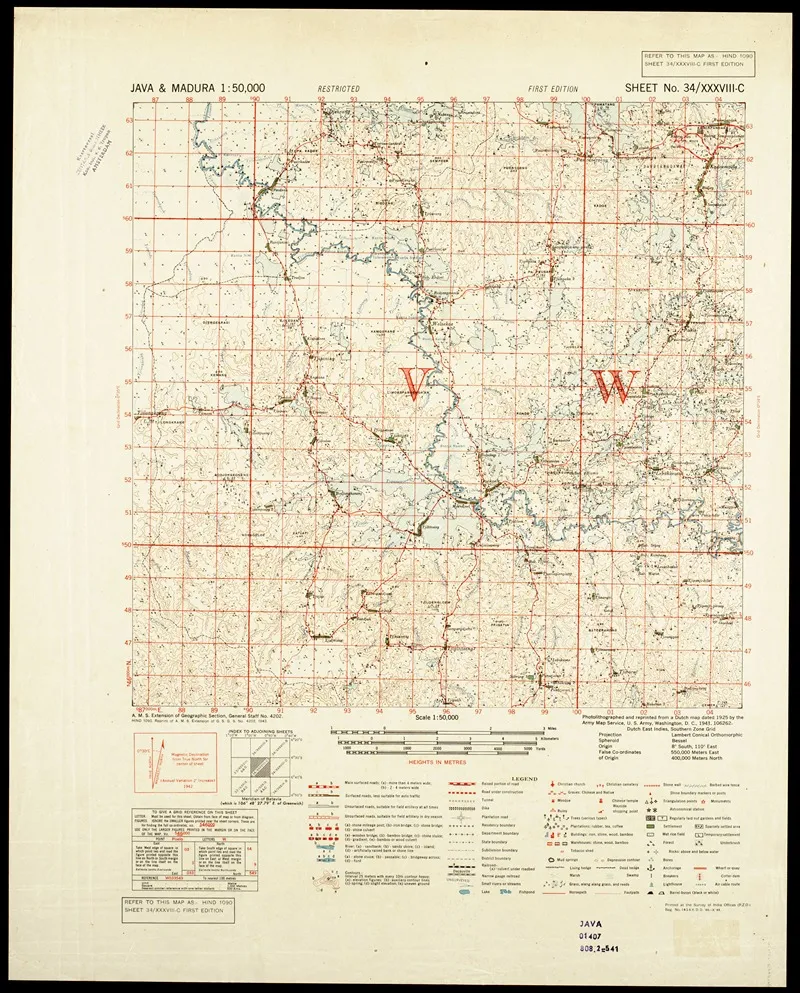 Java Madura Pl 076 Wall Art by U.S. Defence Mapping Agency - High-Resolution Digital Print