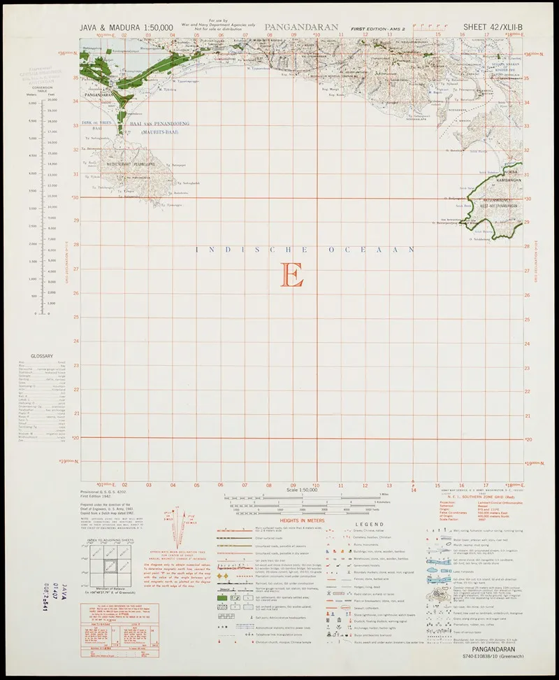 Java Madura Pl 079 Wall Art by U.S. Defence Mapping Agency - High-Resolution Digital Print
