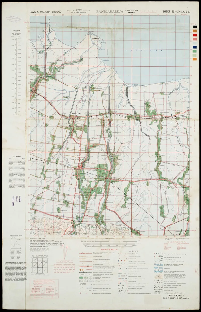 Java Madura Pl 080 Wall Art by U.S. Defence Mapping Agency - High-Resolution Digital Print