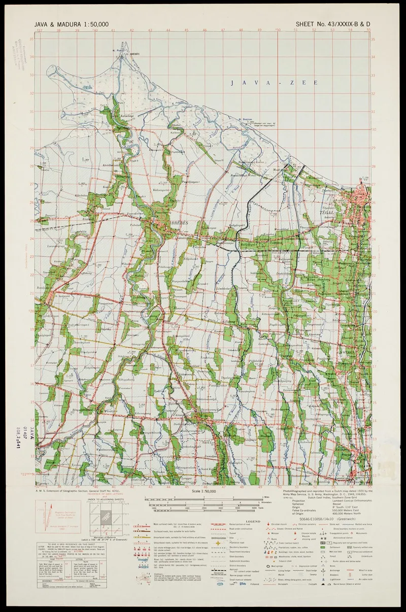 Java Madura Pl 081 Wall Art by U.S. Defence Mapping Agency - High-Resolution Digital Print