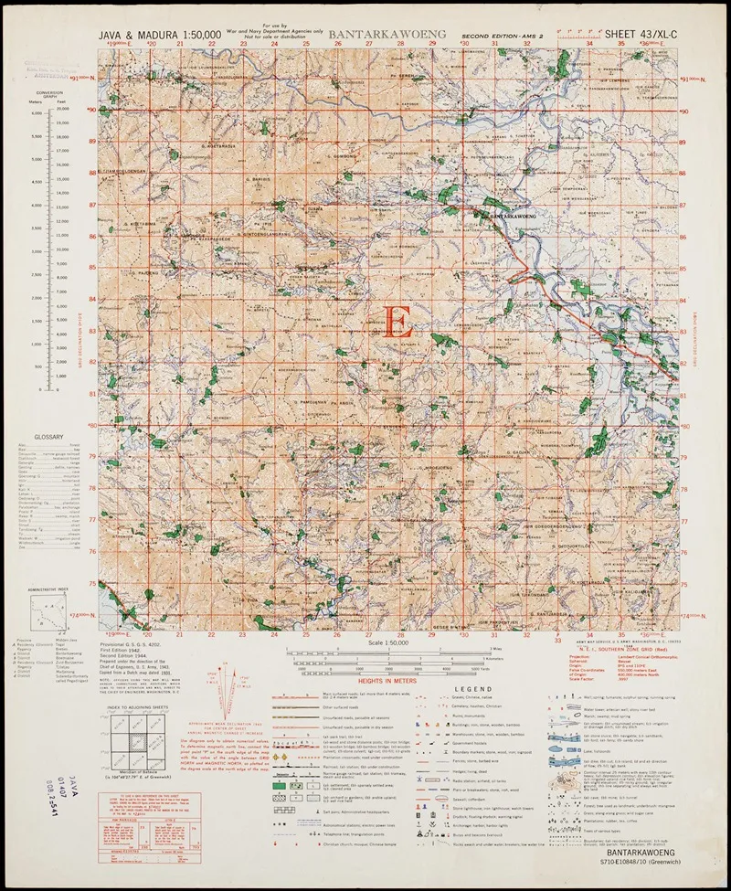 Java Madura Pl 084 Wall Art by U.S. Defence Mapping Agency - High-Resolution Digital Print
