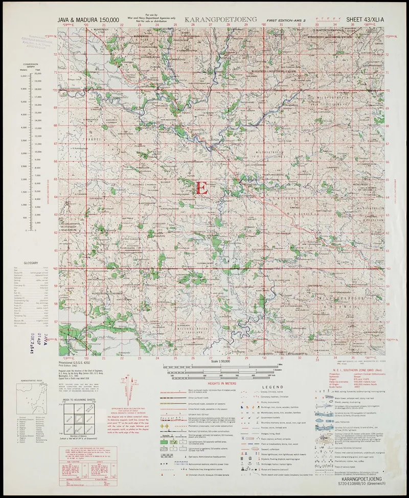 Java Madura Pl 086 Wall Art by U.S. Defence Mapping Agency - High-Resolution Digital Print