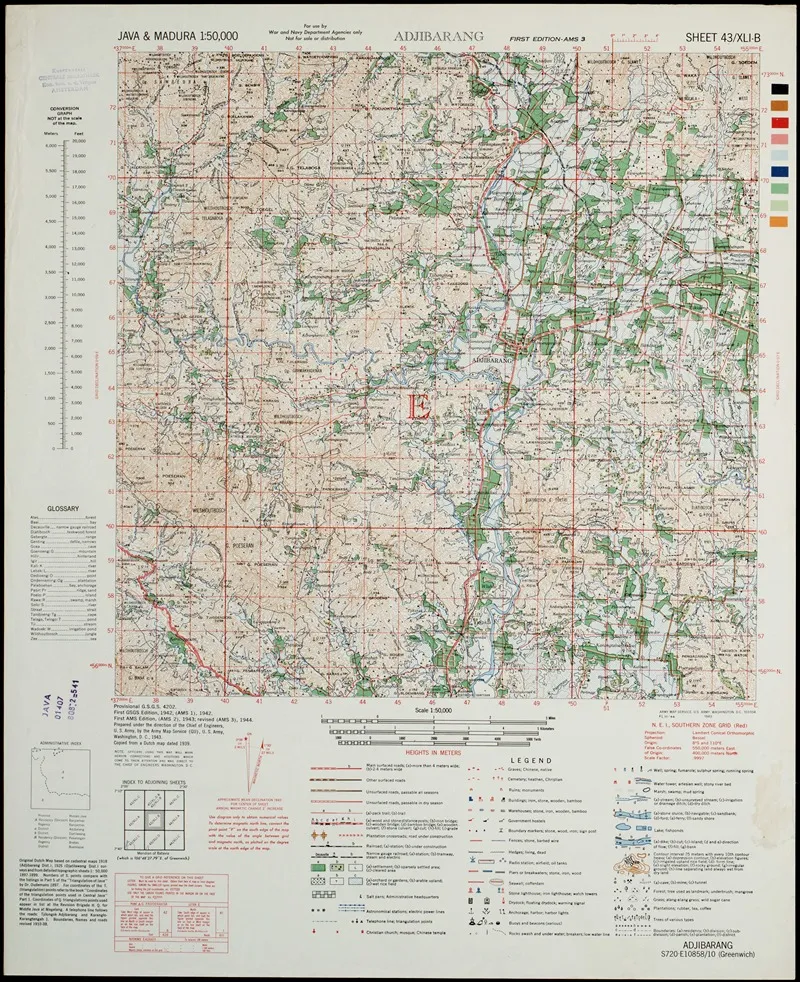 Java Madura Pl 088 Wall Art by U.S. Defence Mapping Agency - High-Resolution Digital Print