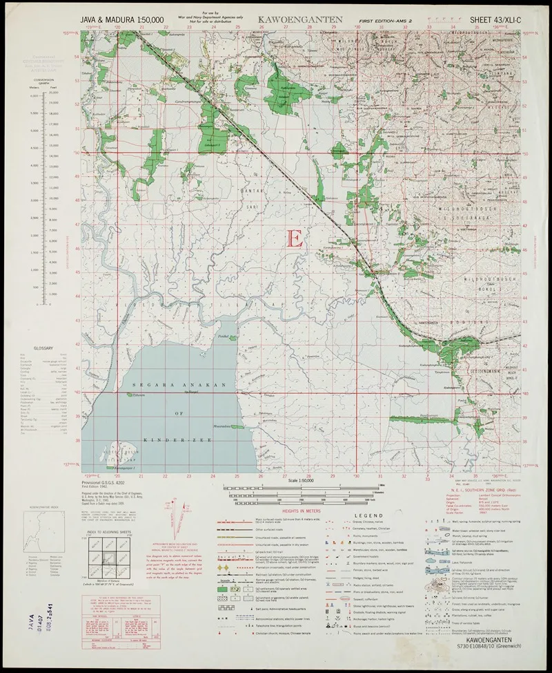 Java Madura Pl 089 Wall Art by U.S. Defence Mapping Agency - High-Resolution Digital Print