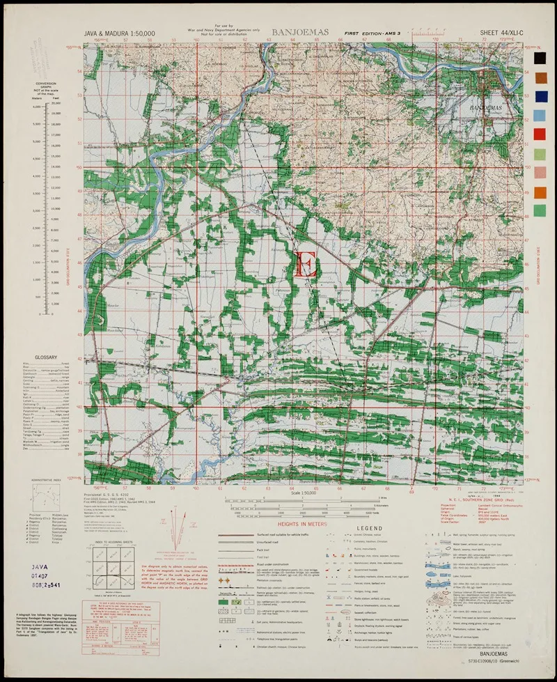 Java Madura Pl 102 Wall Art by U.S. Defence Mapping Agency - High-Resolution Digital Print