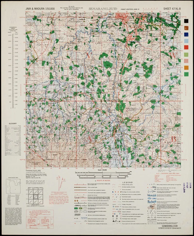 Java Madura Pl 138 Wall Art by U.S. Defence Mapping Agency - High-Resolution Digital Print